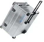 ZARGES Alu-Rollbox, HxLxB 485x800x685mm, 195l, W&auml;nde mit umlaufenden Sicken, 2