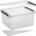helit Aufbewahrungsbox 36L - transparent