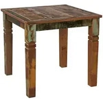 WOHNLING Esstisch KALKUTTA 80 x 80cm Esszimmertisch Shabby Tisch K&uuml;chentisch