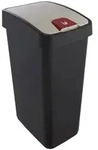 KEEEPER M&uuml;lleimer 45L mit Scharnierdeckel in Grau Kollektion Magne.