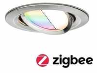 Paulmann LED Einbauleuchte Smart Home Zigbee Nova Plus Coin schwenkbar rund...