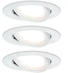 Paulmann LED Einbauleuchte 3-Step-Dim Nova Coin 3-Step-Dim Basisset schwenkbar rund