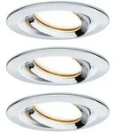 Paulmann LED Einbauleuchte Nova Plus Coin Basisset schwenkbar IP65 rund 93mm 30&deg;