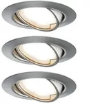 Paulmann LED Einbauleuchte Base Coin Basisset schwenkbarrund 90mm 20&deg; Coin 3x5W