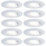 Paulmann LED Einbauleuchte Calla Basisset schwenkbar IP65 rund 90mm 30&deg; 10x6W