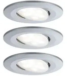 Paulmann LED Einbauleuchte Calla Basisset schwenkbar IP65 rund 90mm 30&deg;3x6W 3x530lm
