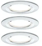Paulmann LED Einbauleuchte Nova Coin Basisset starr IP44 rund 78mm Coin 3x6W 3x470lm
