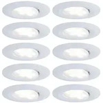 Paulmann LED Einbauleuchte Calla Basisset schwenkbar IP65 rund 90mm 30&deg; 10x5,2W