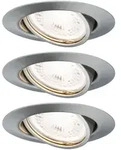 Paulmann LED Einbauleuchte Base Basisset schwenkbar rund 90mm 20&deg; GU10 3x5W 3x350lm