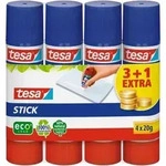 tesa Klebestift Stick 20 g Wei&szlig; 57088-00200-00 4 St&uuml;ck &agrave; 20 g