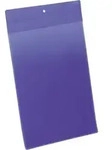 Durable Magnettasche DIN A4 hoch mit 2 Neodym-Magneten dunkelblau Pak. a 10 St.