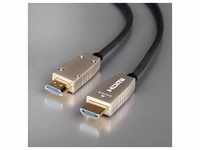celexon UHD Optical Fibre HDMI 2.0b Active Kabel 25m, schwarz
