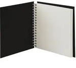 Fotoalbum Whire-O 60 Seiten 230x230mm schwarz/offwhite