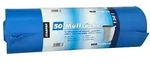 Starpak Papstar M&uuml;lls&auml;cke, LDPE 120 l 110 cm x 70 cm blau, 4 x 50 St&uuml;ck