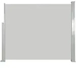 vidaXL Ausziehbare Seitenmarkise 120 x 300 cm Modell Helios Nord in Cremewei&szlig;