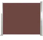 vidaXL Ausziehbare Seitenmarkise 120 x 300 cm, braunes Atlas Plus-Modell