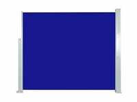 vidaXL Ausziehbare Seitenmarkise 120x300 cm Blau
