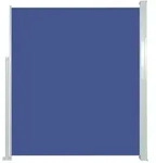 vidaXL Ausziehbare Seitenmarkise 120x300 cm Blau