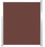 vidaXL Ausziehbare Seitenmarkise 160 x 500 cm Modell Riviera Soleil in Braun