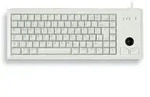Cherry G84-4400 Ultraslim Tastatur USB hellgrau US Layout