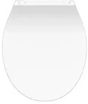 Sch&uuml;tte Duroplast WC Sitz SLIM White, Toilettendeckel mit Absenkautomatik und