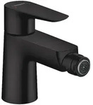 hansgrohe Talis E Einhebel-Bidetmischer mit Zugstangen-Ablaufgarnitur, Mattschwarz