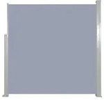 vidaXL Ausziehbare Seitenmarkise 140 x 300 cm, Modell Sirocco Prestige in Grau