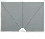 vidaXL Faltbarer Terrassen-Seitenf&auml;cher Grau 300&times;200 cm