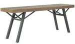 vidaXL Gartenbank 120 cm Massivholz Akazie