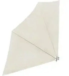 vidaXL Faltbarer Balkonf&auml;cher Creme 140&times;140 cm