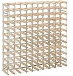 vidaXL Weinregal f&uuml;r 120 Flaschen Massivholz Kiefer