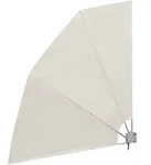 vidaXL Faltbarer Balkonf&auml;cher Creme 210&times;210 cm