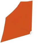 vidaXL Faltbarer Balkonf&auml;cher Terracotta-Rot 140&times;140 cm