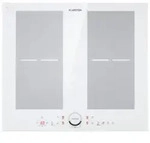 Klarstein Delicatessa 60 Induktionskochfeld 4 Zonen 7000W Timer wei&szlig; Wei&szlig;es Glas