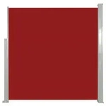 vidaXL Ausziehbare Seitenmarkise 140 x 300 cm, Modell Ventura Comfort in Rot