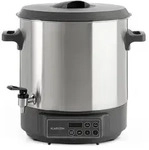 Klarstein Lady Marmalade Einkochautomat Getr&auml;nkespender 27L 100&deg;C Edelstahl Silber