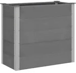 vidaXL Garten-Hochbeet WPC 100 x 50 x 91 cm Grau