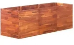 vidaXL Garten-Hochbeet Akazienholz 150x50x50 cm