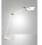 Regina - Fabas Luce, wei&szlig;e, verstellbare Tischlampe - integrierte 9-W-Touch-LED,