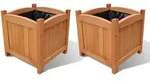 vidaXL Holz-Hochbeet 30x30x30 cm 2 Stk.