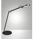Regina - Fabas Luce, schwarze, verstellbare Tischlampe - integrierte 9-W-Touch-LED,