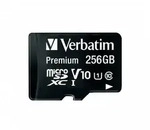 Verbatim Premium 256GB MicroSDXC Class 10 UHS-I Schwarz