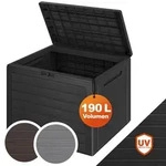 Casaria Auflagenbox Kissenbox Aufbewahrungsbox Lille Balkon Anthrazit