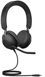 Jabra Evolve 2 40 MS Stereo USB-C Headset schwarz