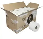 Toilettenpapier BlackSatino, Original Kompaktrolle, wei&szlig;, 100 % Recycling, 2-lagig,