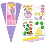 Schult&uuml;ten Bastelset Easy Line Meerjungfrau, 68cm 6-eckig Ursus