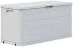 vidaXL Garten-Aufbewahrungsbox 280 L Hellgrau