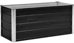 vidaXL Garten-Hochbeet Anthrazit 100 x 40 x 45 cm Verzinkter Stahl