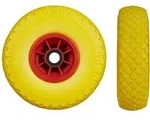 Relaxdays Sackkarrenrad 2er Set, pannensichere 3.00-4" Vollgummireifen, 25 mm Achse,