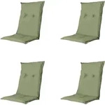 MADISON Kissen niedrig Basic 4er-Set gr&uuml;n